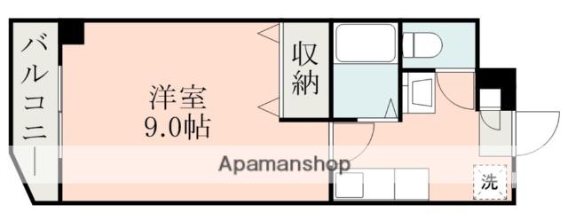 セラセーヌ(1K/2階)の間取り写真