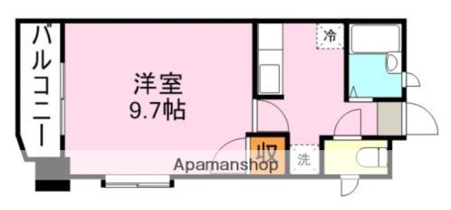 アンジェリックリリィコート(1K/2階)の間取り写真