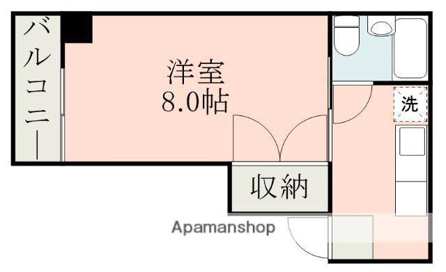 西田ATビル(1K/3階)の間取り写真