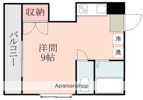 YMO.クレシェ(ワンルーム/2階)の間取り写真