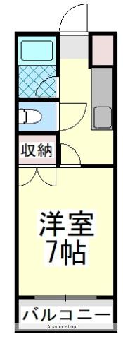 サンパティークヴェール(1K/5階)の間取り写真