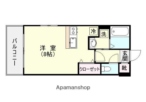 サンパレス福迫(2LDK/3階)の間取り写真