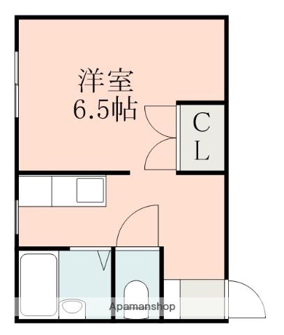 ハイツユニバーシティ(ワンルーム/3階)の間取り写真