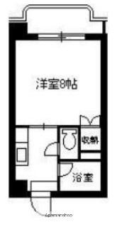 パークハイム鈴木(1K/5階)の間取り写真