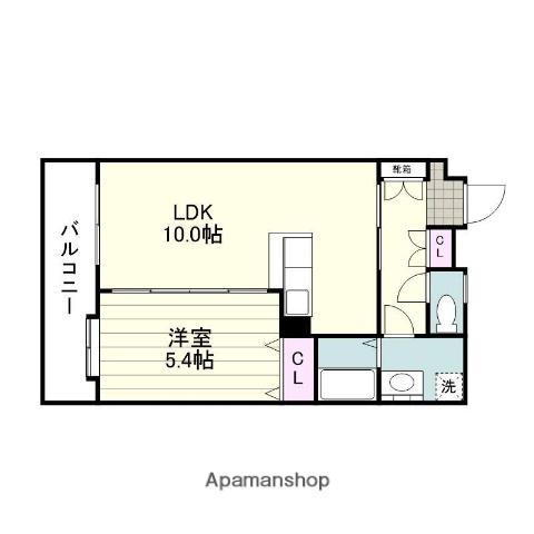 サンフォレスト吉野(1LDK/3階)の間取り写真