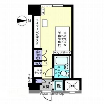 アルファコンフォート鹿児島(ワンルーム/7階)の間取り写真