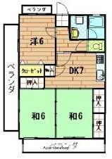 エトワール大戸(3DK/3階)の間取り写真