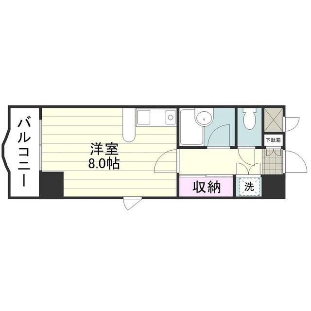 メイゾンモンテメール(ワンルーム/7階)の間取り写真