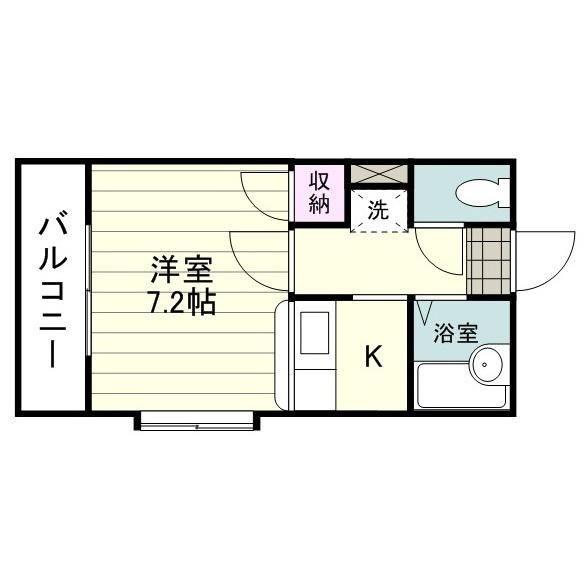 クレベール宰(1K/3階)の間取り写真