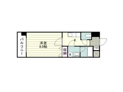 折田ビル(1K/3階)の間取り写真
