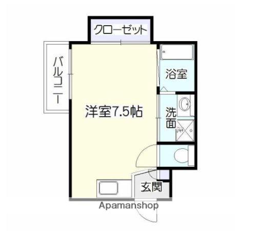 ルヴェル天保山(ワンルーム/7階)の間取り写真