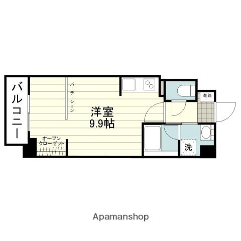 SE PLUS南林寺(ワンルーム/3階)の間取り写真