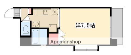 IZUMIビル(1K/5階)の間取り写真