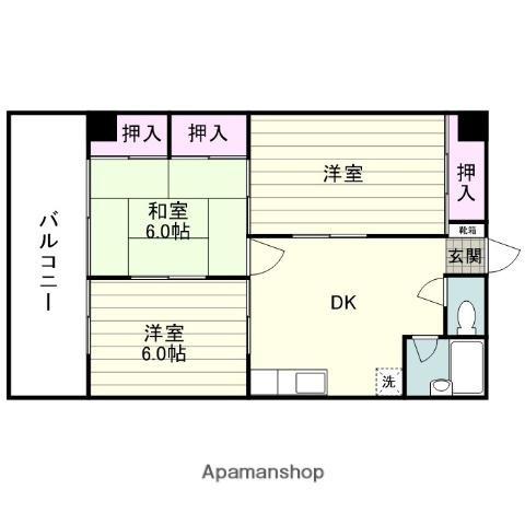 オーソメーサ(3DK/5階)の間取り写真