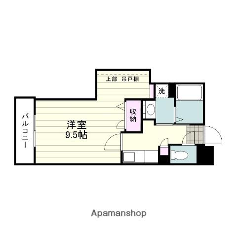 レインボー新栄(1K/5階)の間取り写真