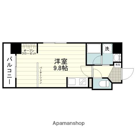 SE PLUS南林寺(ワンルーム/6階)の間取り写真