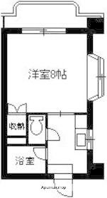 パークハイム鈴木(1K/1階)の間取り写真