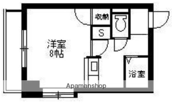 セレーネ(1K/2階)の間取り写真