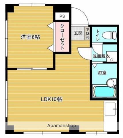 リヒトK(1LDK/2階)の間取り写真