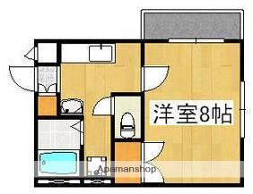 クラウンプラザ(1K/2階)の間取り写真