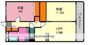 サンステージ吉野(2LDK/1階)の間取り写真