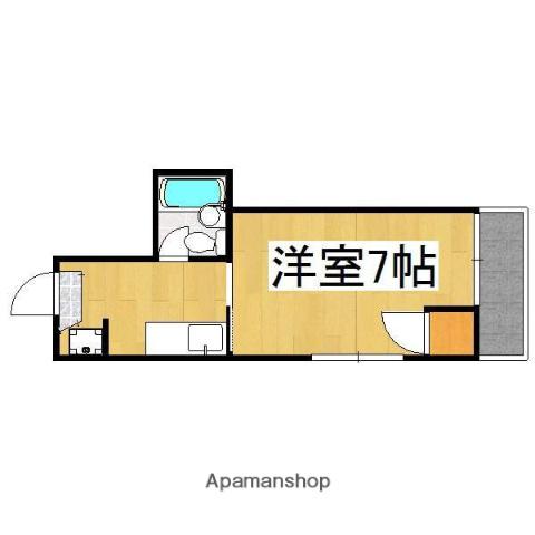 サンステージKT(1K/3階)の間取り写真