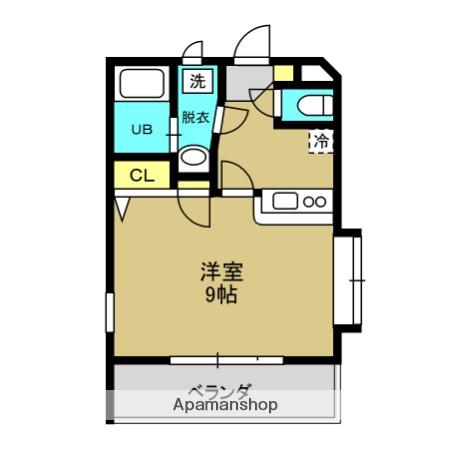 プレファランス鷹師(1K/4階)の間取り写真