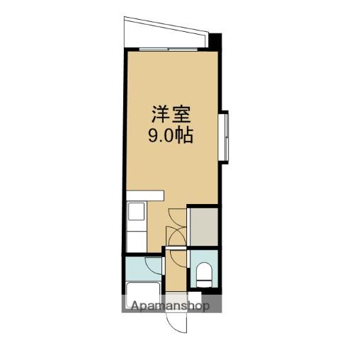 エントピア南林寺(1K/4階)の間取り写真