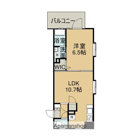 メゾン・ド・ソレイユ西千石(1LDK/4階)の間取り写真