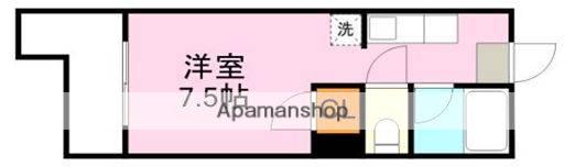 アビターレ下荒田Ⅰ(ワンルーム/1階)の間取り写真