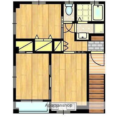 サンハイツ大明(2DK/3階)の間取り写真