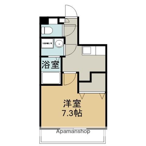 YS TERRACEⅡ(1K/1階)の間取り写真