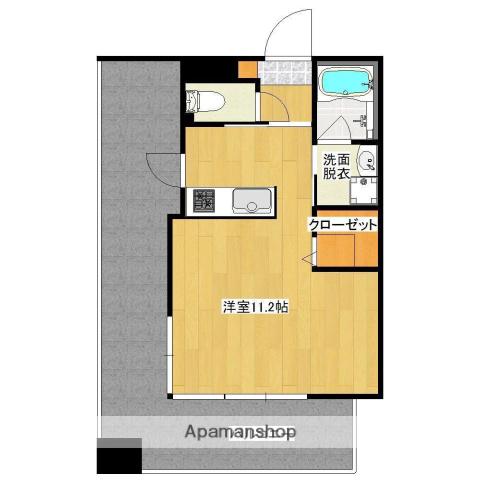 ヴェレーナ鴨池(ワンルーム/3階)の間取り写真