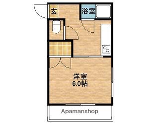 キシャバハイツ(1K/5階)の間取り写真