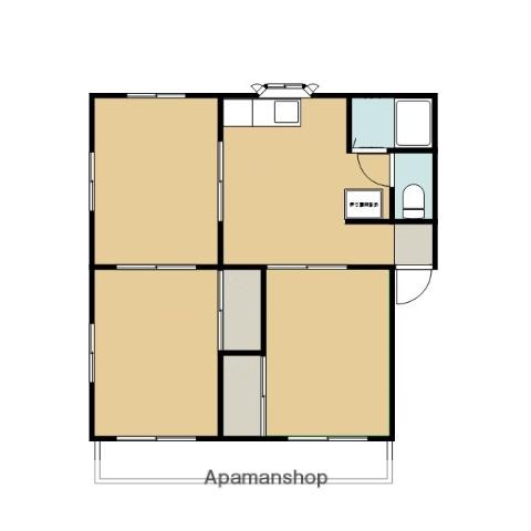 ドミール井上(3DK/2階)の間取り写真