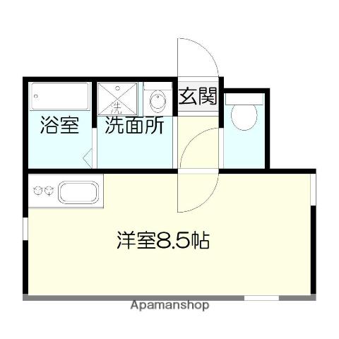 稲荷ノアレジデンス(ワンルーム/5階)の間取り写真