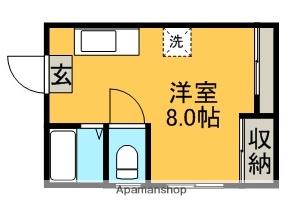 サザンウインド甲突(ワンルーム/4階)の間取り写真