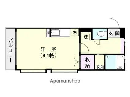 リィ・サンテ宇宿(ワンルーム/5階)の間取り写真
