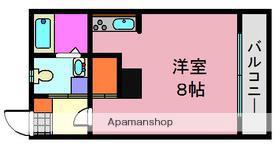 オアシス永吉(ワンルーム/3階)の間取り写真