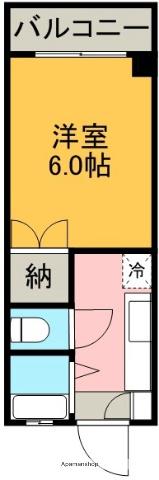 エントピア上荒田Ⅱ(1K/5階)の間取り写真
