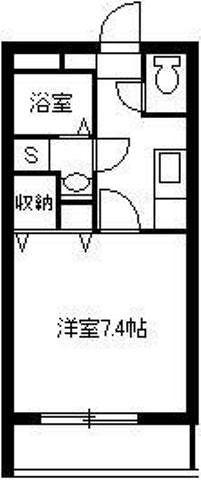 PARK SIDE葉月館(1K/2階)の間取り写真