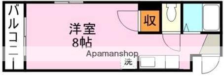 アビターレ新屋敷(ワンルーム/4階)の間取り写真