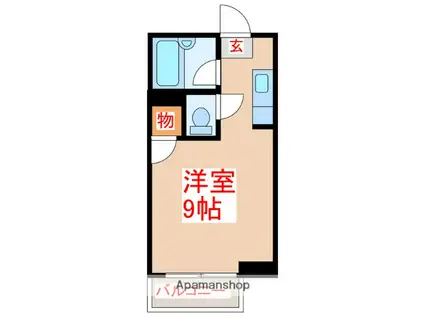 ABITARE TANIYAMA(ワンルーム/6階)の間取り写真