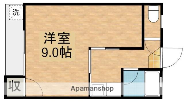 昭福荘(1K/2階)の間取り写真