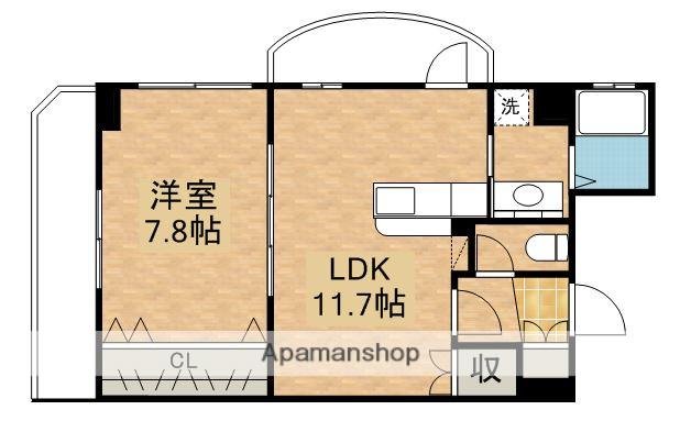 スィートエリア上野(1LDK/5階)の間取り写真