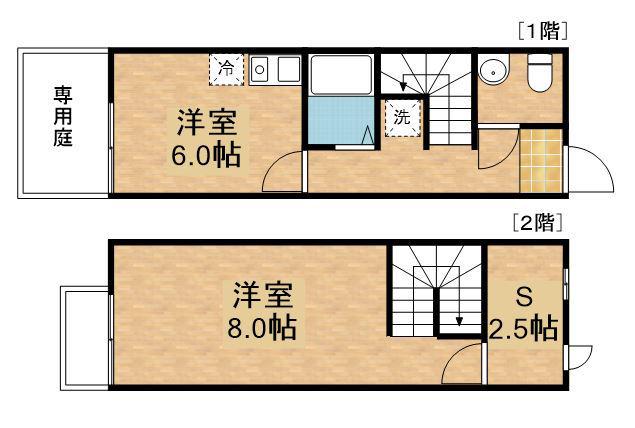 アークセブン　Ｂ棟(1SDK)の間取り写真