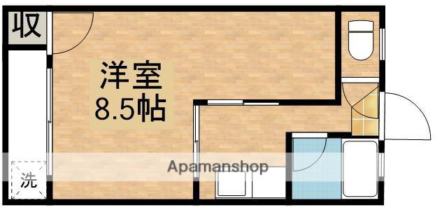 昭福荘(1K/2階)の間取り写真