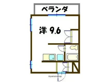 RYUKI・MA(ワンルーム/4階)の間取り写真