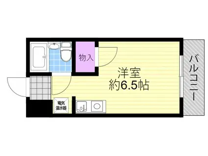 佃マンション(ワンルーム/3階)の間取り写真