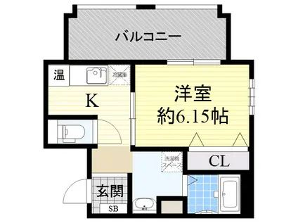 WILLDO塚本(1K/3階)の間取り写真